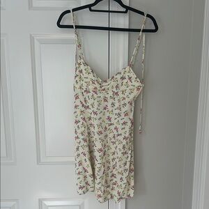 Floral Spaghetti Strap mini dress
